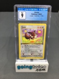 CGC Graded 1999 Pokemon Jungle 1st Edition #51 EEVEE Trading Card - MINT 9