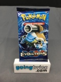 Factory Sealed Pokemon XY EVOLUTIONS 10 Card Booster Pack - Charizard Holofoil?