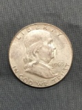 1963-D United States Franklin Silver Half Dollar - 90% Silver Coin