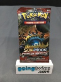 Factory Sealed Pokemon Sun & Moon CRIMSON INVASION 10 Card Booster Pack