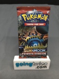 Factory Sealed Pokemon Sun & Moon CRIMSON INVASION 10 Card Booster Pack