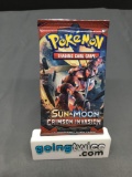 Factory Sealed Pokemon Sun & Moon CRIMSON INVASION 10 Card Booster Pack