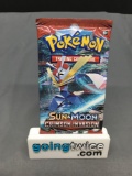 Factory Sealed Pokemon Sun & Moon CRIMSON INVASION 10 Card Booster Pack