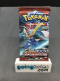 Factory Sealed Pokemon Sun & Moon CRIMSON INVASION 10 Card Booster Pack