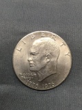 1976 United States Eisenhower Bicentennial Commemorative Dollar Coin from Estate