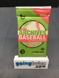 Factory Sealed 2020 Topps Archives Baseball 8 Card Hobby Edition Pack