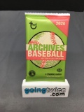 Factory Sealed 2020 Topps Archives Baseball 8 Card Hobby Edition Pack