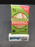 Factory Sealed 2020 Topps Archives Baseball 8 Card Hobby Edition Pack