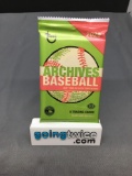 Factory Sealed 2020 Topps Archives Baseball 8 Card Hobby Edition Pack