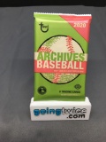 Factory Sealed 2020 Topps Archives Baseball 8 Card Hobby Edition Pack