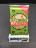 Factory Sealed 2020 Topps Archives Baseball 8 Card Hobby Edition Pack