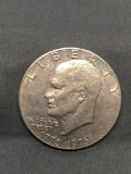 1976 United States Eisenhower Bicentennial Commemorative Dollar Coin from Estate