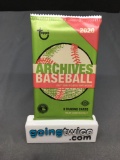 Factory Sealed 2020 Topps Archives Baseball 8 Card Hobby Edition Pack