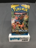 Factory Sealed Pokemon SUN & MOON Base 10 Card Booster Pack