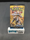 Factory Sealed Pokemon SUN & MOON Base 10 Card Booster Pack