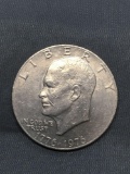 1976 United States Eisenhower Bicentennial Commemorative Dollar Coin from Estate