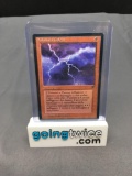 Vintage Magic the Gathering Legends Italian CHAIN LIGHTNING Trading Card from MTG Estate Collection