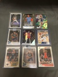 9 Card Lot of Basketball ROOKIE Cards and Prospects - NEWER YEARS - with Stars from Huge Collection