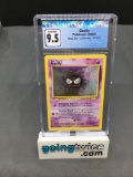 CGC Graded 1999 Pokemon Base Set Unlimited #50 GASTLY Trading Card - GEM MINT 9.5