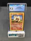 CGC Graded 1999 Pokemon Base Set Unlimited #23 ARCANINE Trading Card - GEM MINT 9.5