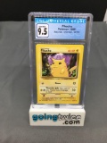 CGC Graded 1999 Pokemon Base Set Unlimited #58 PIKACHU Trading Card - GEM MINT 9.5