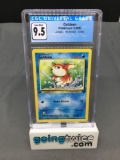 CGC Graded 1999 Pokemon Jungle 1st Edition #53 GOLDEEN Trading Card - GEM MINT 9.5