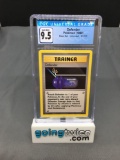 CGC Graded 1999 Pokemon Base Set Unlimited #80 DEFENDER Trading Card - GEM MINT 9.5