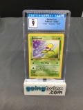 CGC Graded 1999 Pokemon Jungle 1st Edition #49 BELLSPROUT Trading Card - MINT 9