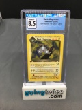 CGC Graded 2000 Pokemon Team Rocket 1st Edition #28 DARK MAGNETON Rare Trading Card - NM-MT+ 8.5