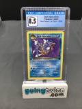 CGC Graded 2000 Pokemon Team Rocket 1st Edition #25 DARK GYARADOS Rare Trading Card - NM-MT+ 8.5
