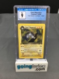 CGC Graded 2000 Pokemon Team Rocket 1st Edition #28 DARK MAGNETON Rare Trading Card - MINT 9