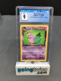 CGC Graded 2000 Pokemon Team Rocket 1st Edition #29 DARK SLOWBRO Rare Trading Card - MINT 9