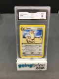 GMA Graded 2000 Pokemon Neo Genesis 1st Edition #35 FURRET Trading Card - MINT 9