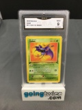 GMA Graded 1999 Pokemon Fossil 1st Edition #57 ZUBAT Trading Card - MINT 9