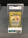 GMA Graded 1999 Pokemon Fossil 1st Edition #58 MR. FUJI Trading Card - MINT 9