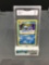 GMA Graded 1999 Pokemon Fossil #35 GOLDUCK Trading Card - NM 7