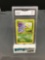 GMA Graded 1999 Pokemon Jungle #49 BELLSPROUT Trading Card - NM 7