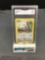 GMA Graded 1999 Pokemon Base Set Unlimited #61 RATTATA Trading Card - NM 7