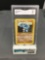 GMA Graded 1999 Pokemon Base Set Unlimited #34 MACHOKE Trading Card - NM 7