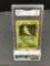 GMA Graded 1999 Pokemon Base Set Unlimited #54 METAPOD Trading Card - NM 7