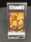 GMA Graded 2000 Pokemon Topps TV Animation #4 CHARMANDER Trading Card - NM-MT 8