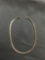 Herringbone Link 2.0mm Wide 7in Long Sterling Silver Bracelet
