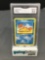 GMA Graded 1999 Pokemon Fossil #51 KRABBY Trading Card - NM-MT+ 8.5