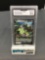 GMA Graded 2020 Pokemon Darkness Ablaze #128 GALARIAN STUNFISK V Holofoil Rare Trading Card - NM-MT+