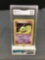 GMA Graded 2000 Pokemon Neo Genesis #67 NATU Trading Card - NM-MT+ 8.5