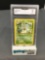 GMA Graded 1999 Pokemon Base Set Unlimited #17 BEEDRILL Trading Card - NM 7