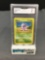 GMA Graded 1999 Pokemon Base Set Unlimited #55 NIDORAN Trading Card - NM 7