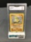 GMA Graded 1999 Pokemon Base Set Unlimited #62 SANDSHREW Trading Card - VG 3