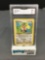 GMA Graded 1999 Pokemon Base Set Unlimited #27 FARFETCH'D Trading Card - NM 7