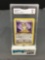 GMA Graded 1999 Pokemon Jungle 1st Edition #56 MEOWTH Trading Card - MINT 9